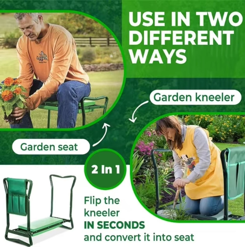 GardenMate Folding Kneeler & Stool – Comfort & Convenience for Every Gardener