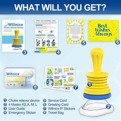 Portable Home & Travel Rescue Kit – Essential Safety for All Ages, Includes Choke Reliever, HSA/FSA Eligibl