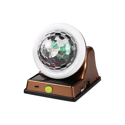 GlowOrb™ Waterproof Rotating Disco Ball Light – Colorful LED Magic for Parties & Events