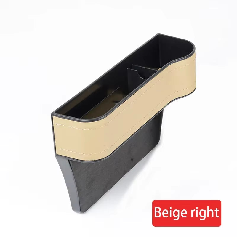 LuxPocket™ Leather Car Seat Gap Organizer – Declutter Your Drive in Style