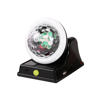 GlowOrb™ Waterproof Rotating Disco Ball Light – Colorful LED Magic for Parties & Events