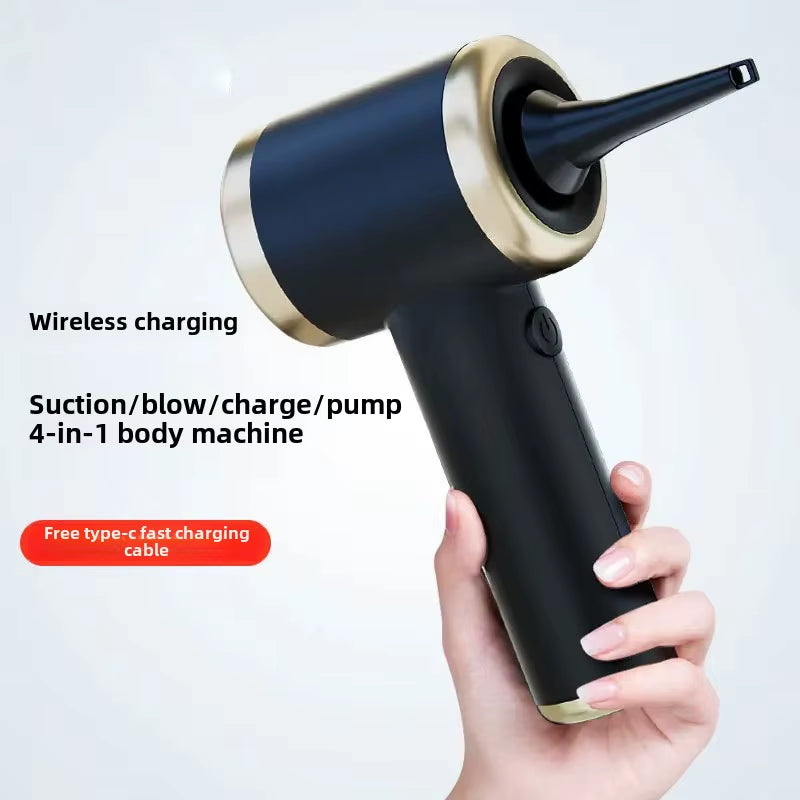 PowerClean Pro – Wireless Mini Car Vacuum Cleaner with High Suction & Dual-Purpose Blow/Suction